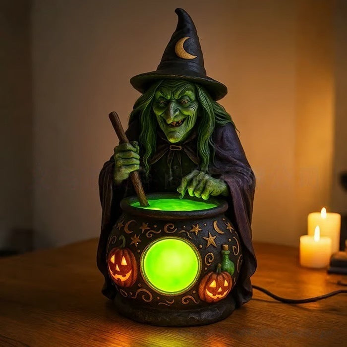 Halloween Witch Table Lamp
