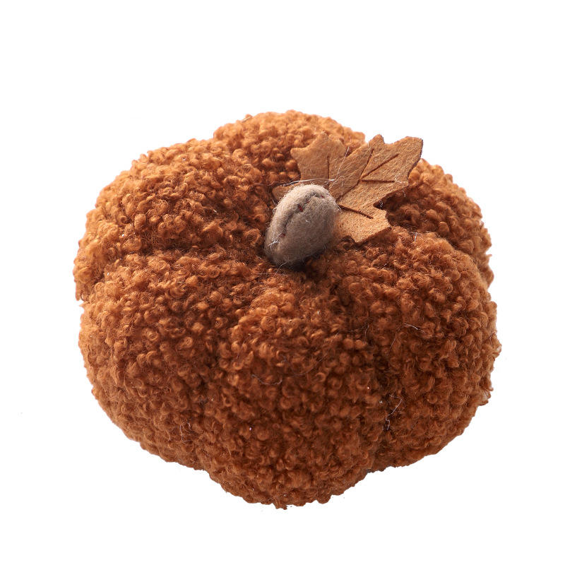 Plush Pumpkin Decoration