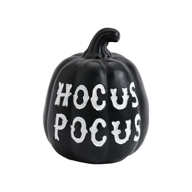 Halloween Decoration Resin Pumpkin Decorative Item Tabletop Ornament for Halloween Party
