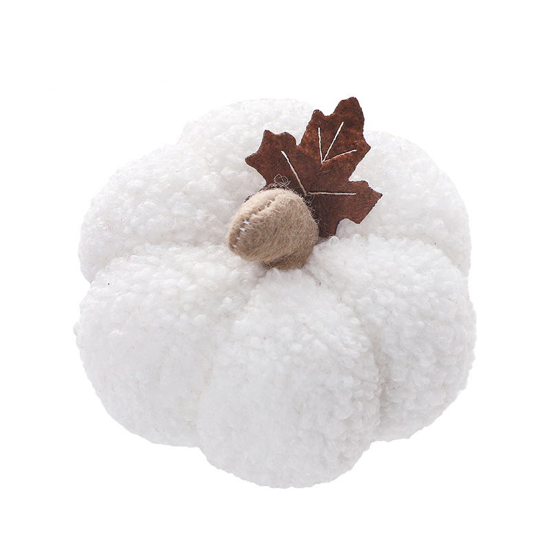 Plush Pumpkin Decoration