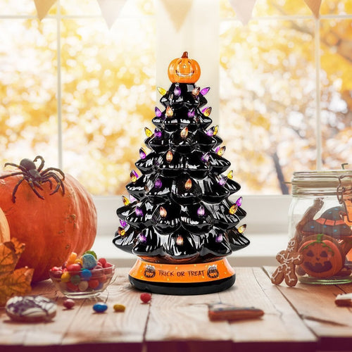 Luminous Halloween Pumpkin Tree Decoration